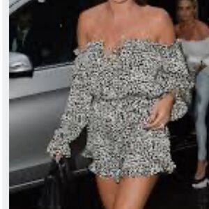 RanAway Black and Cream Patterned Fabric